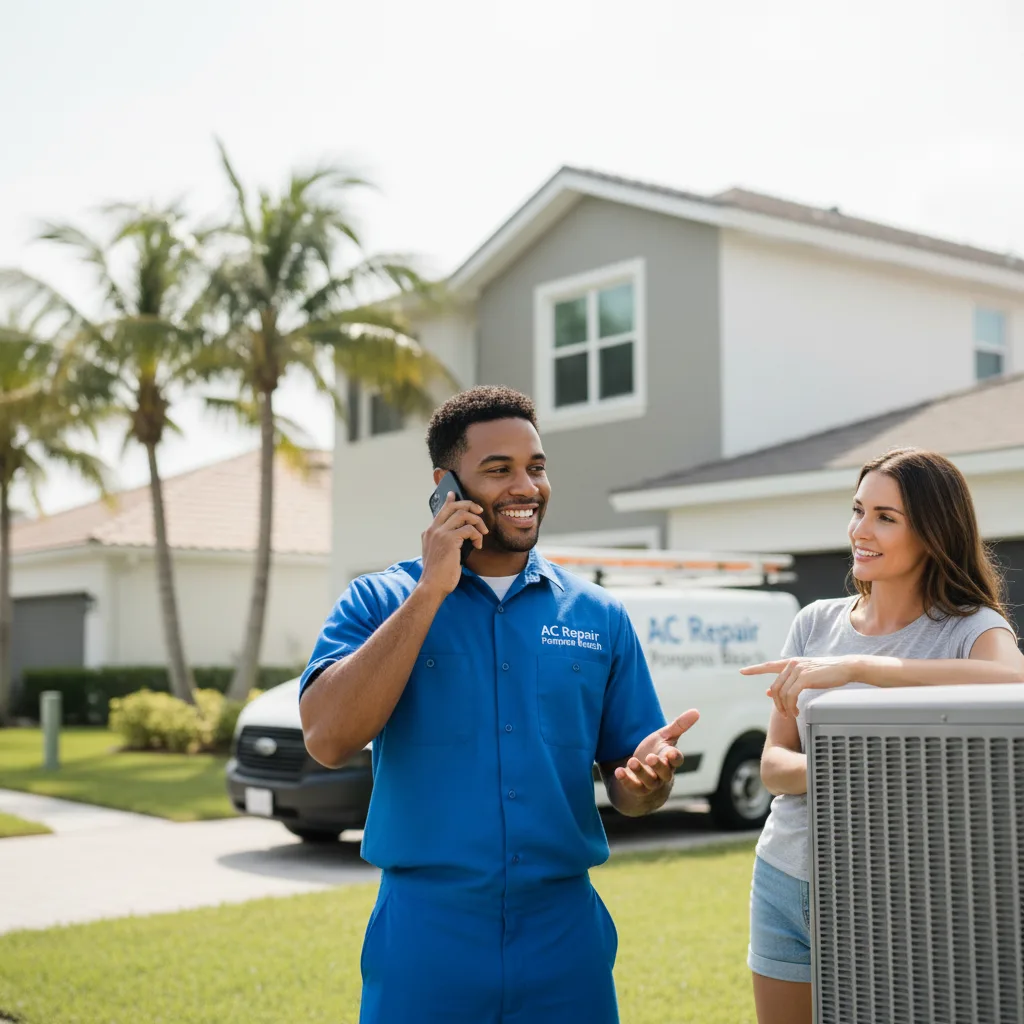 AC Repair Pompano Beach customer support in Bourg